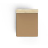Mijolnir Smeđa pamučna plahta s gumom 140x200 cm – | shoptok.hr