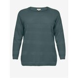 Only Green Women's Ribbed Sweater CARMAKOMA Airplain - Women Cene