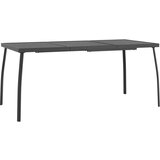  9-dijelni vrtni blagovaonski set antracit metalni mrežasti | shoptok.hr