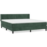  The Living Store Box spring postelja z vzmetnico temno zelena 180x200 cm žamet - Box Spring Postelja, (21450232) | Shoptok.si