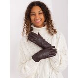 Wool Fashion Italia Gloves-AT-RK-239802.28-dark brown | shoptok.hr
