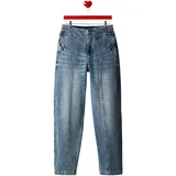 Jeans straight DEGRAD 26SWDD41 Modra