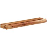 vidaXL Zidne police 2 kom 100x17x8 cm od masivnog bagremovog drva | shoptok.hr