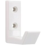 SIRO Garderobna kljuka (Do x Š x V: 51 x 18 x 58 mm, Bela, Plastika) | Shoptok.si