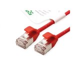 Secomp Roline GREEN U/FTP Data Center PatchCord 6A Slim LSOH crveni 0.5m | Eponuda.com