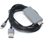  Kabl HDTV na Lightning ulaz i USB Tip A, 2m, Crni | Eponuda.com