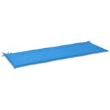  Jastuk za vrtnu klupu plavi 150 x 50 x 3 cm od tkanine Oxford | shoptok.hr