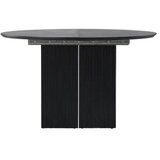 Venture Home Matilda rastezljivi okrugli blagovaonski stol ⌀130 cm, crni | shoptok.hr