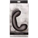 Inmi Power Shake Come Hither Silicone Stimulator Black Cene