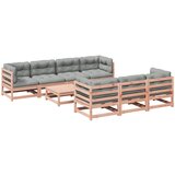  The Living Store Vrtna sedežna garnitura 8-delna z blazinami trden les douglas - Vrtna Sedežna Garnitura, (21451539) | Shoptok.si