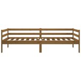  Dnevni ležaj smeđa boja meda 90 x 190 cm od masivne borovine | Eponuda.ba