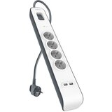 Belkin Surge Prot. Strip 4outlet 2xUSB-A, 2m Cabel BSV401vf2M-V2 Cijene