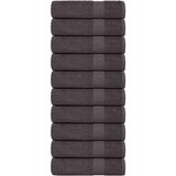vidaXL Ručnici z tuširanje 10 kom antracit 70x140cm 360 gsm 100% pamuk | shoptok.hr