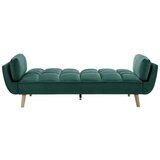 Bessagi Home Zofa S Posteljno Funkcijo Cora, Zelena, Žamet | Shoptok.si
