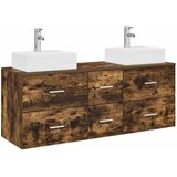  Set ormarića za kupaonicu 3 kom. Dimljeni hrast Smeđa 49,5 x 41 x 62,5 cm | Shoptok.si