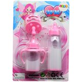  Set bočica i duda za lutke 3u1 - roza | shoptok.hr