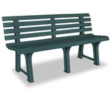  Vrtna klop 145,5 cm plastika zelene barve | Shoptok.si