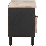 TV ormar Finš bijelog pranja 100 x 33 x 46 cm Čvrsto drvo manga | shoptok.hr