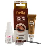 Delia Cosmetics Argan Oil barva za obrvi odtenek 4.0 Brown 15 ml | Shoptok.si