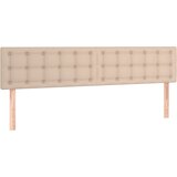 Maison Chic Posteljno vzglavje - Vzglavna omarica 2 kosa kapučino 90x5x78/88 cm umetno usnje, (22078390) | Shoptok.si