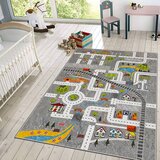  tepih sa gumenom podlogom 120x180cm – auto staza siva, tg-241 Cene