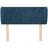  Uzglavlje s ušima tamnoplavo 83x23x78/88 cm baršunasto | shoptok.hr
