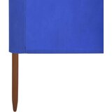  Vjetrobran sa 6 panela od tkanine 800 x 160 cm azurno plavi | shoptok.hr