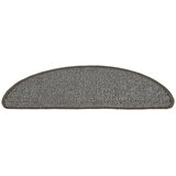  Prostirke za stepenice 15 kom 56x17x3 cm sive poluokrugle | shoptok.hr