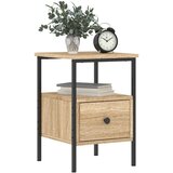 Noćni ormarići 2 kom boja hrasta 34x36x50 cm konstruirano drvo | shoptok.hr