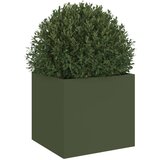 vidaXL Sadilica maslinastozelena 32 x 30 x 29 cm hladno valjani čelik | shoptok.hr