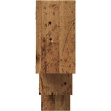 vidaXL Zidna polica Staro drvo 159x18x66 cm Konstruirano drvo | shoptok.hr