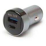 M.N.C. avtopolnilec z usb-c in usb vtičnico z hitrim polnjenjem 18W | Shoptok.si