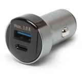 avtopolnilec z usb-c in usb vtičnico z hitrim polnjenjem 18W