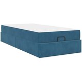  Okvir kreveta s madracem 2 pcs Plava Baršun | Eponuda.ba