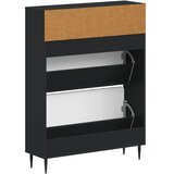  Ormar za cipele ZWOLLE 78 x 24 x 103 cm Konstruirano drvo Crna - Crna | shoptok.hr