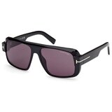 Tom Ford FT1101 01A ONE SIZE (58) Črna/Vijolična | Shoptok.si
