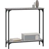  Konzolni stol siva boja hrasta 75x22,5x75 cm konstruirano drvo | shoptok.hr