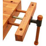  Ploča za radni stol sa škripcem 52 x 44 x 9,5 cm bagremovo drvo | shoptok.hr