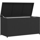  Vrtna kutija za pohranu crna 120 x 50 x 60 cm od poliratana | shoptok.hr