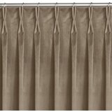  Curtain VILA color beige style classic flex 7.5 cm with double pleat velvet 265x175 HOMEDE | shoptok.hr