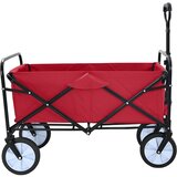  Sklopiva ručna kolica Crvena 94 x 53 x 99 cm Oxford tkanina | Eponuda.com