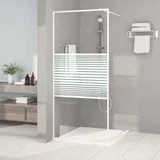 za tuš bijela 90 x 195 cm s prozirnim staklom ESG