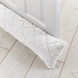 Catherine Lansfield Bela zaščita za vrata proti prepihu 20x90 cm Cosy Diamond – | Shoptok.si
