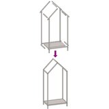  Stalak za drva 40x25x90 cm hladno valjani čelik | shoptok.hr