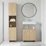  Set ormarića za kupaonicu 2 kom. Hrast sonoma Prerađeno drvo | shoptok.hr