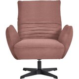 Dieter Knoll FOTELJ, starinsko roza tekstil | Shoptok.si