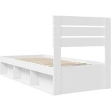  Okvir za krevet Bijelo 75 x 190 cm Čvrsto borovo drvo | shoptok.hr
