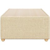  Okvir za krevet bez madraca krem 100 x 200 cm od tkanine | shoptok.hr