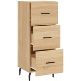 vidaXL Komoda boja hrasta sonome 34 5x34x90 cm od konstruiranog drva | shoptok.hr