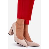 VINCEZA Elegant Heels On A Heel In Pink | Shoptok.si